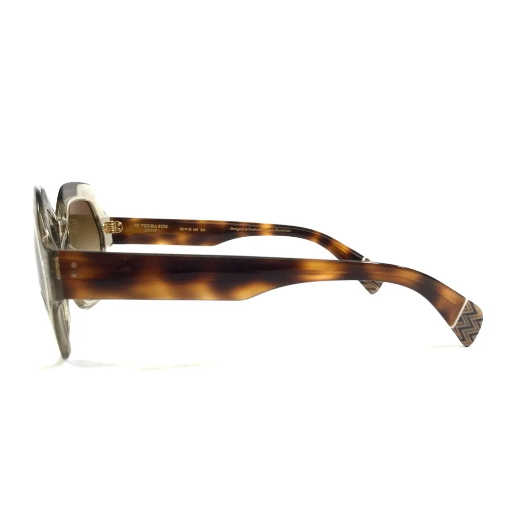 Etnia Barcelona Sunglasses ES VEDRA SUN GYHV Gray Havana Frames w/ Brown Lenses